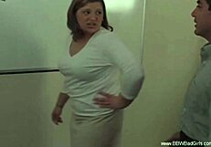 Bad secretary spanked hard for sloppy work in amateur office moment