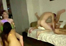 i joined the student orgy with anal and blowjob