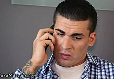 fetish masseuse gives blowjob and swallows during nuru massage