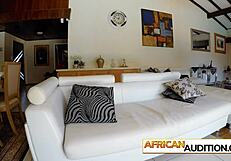 Perfect Booty African Model Tricked in Fake Audition Sex