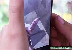 Busty blonde stepsister gets blowjob and bent over in doggystyle fucking with missionary riding on holiday vacation. Loving stepbrother pounds her big tits.