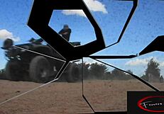 European couple fucks outdoors in Sinai desert, her on motorbike, with Italian dialogues.