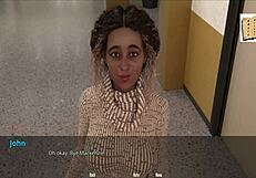 emiko flaunts her stunning body in wild cartoon action