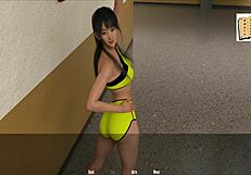 エミコがエロい体を披露してカートゥーンで大暴れ！