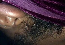 Ebony Wife Dymin Licks Pussy and Gets Creampie from Rico