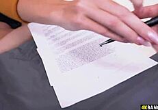 Real Estate Agent Mazzy Grace Fucks Her Client in Doggystyle and Missionary.