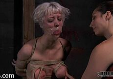 Tossed Up Girl Punished in Garage