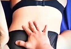 I'm so addictted to his bigg cockk, I can't stopp masturbating in lingeree.