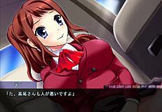 marie indulges in outdoor masturbation during this hentai game legend