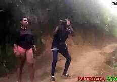 Young Ebony Teen Sucked And Fucked By Monster Cock On Public Roadside