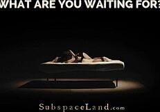 Slave tied up and fucked hard in cage