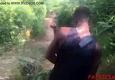 Young Ebony Teen Sucked And Fucked By Monster Cock On Public Roadside