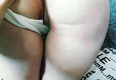 Daughter’s slutty young stepsister forgets about the camera and gets fucked in the ass as she moans in pleasure