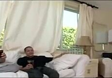 Fat Milf Receives Threesome Blowjob And Deepthroat