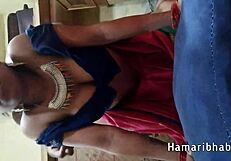 Watch This Hot Indian Licking Pussy in Saree Blouse!