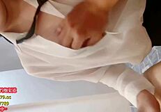 Busty Secretary Serves You With Big Tits