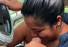 I met married lady earlier that has big excessive feminine breasts; she asked me to make her feel relieved dismissing from work, so she came to my auto to suck and swallow semen