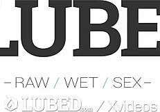 how does that lubed huge dick feel massaging your throat?