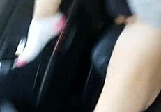 Homemade Wife Boldly Masturbates In Traffic, Cumming Publicly