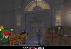 Beautiful hentai maids used hard at Mr. Dred's house!