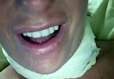 Julia Fontanelli Engages In Subtle Self-Pleasure Within The Hospital Environment. Her Movements Build Slowly In The Quiet Room.