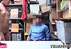 I can't resist giving triple milf blowjob during theft bust