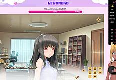 Lewdneko Moans During Creampie Game