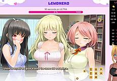 Lewdneko Moans During Creampie Game