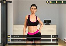 Pleasure of intimacy and game play in an adult virtual reality video game