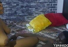 yakee horny pussy pounded by huge black cock