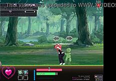 red haired girl, do you want to fuck those green alien monsters?