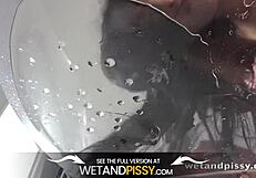 Czech Teen 18+ Pisses Into Glass - Dare to Watch?