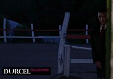 Passionate Threesome with Anal and Doggystyle in the Stables