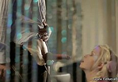 She gives an elegant blowjob and swallows at midnight.