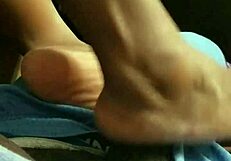 wife gives footjob on 20170720 232123