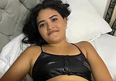 I find my stepsister taking sexy photos and wonder if she wants me to touch her ass