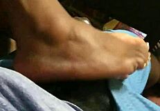 wife gives footjob on 20170720 232123