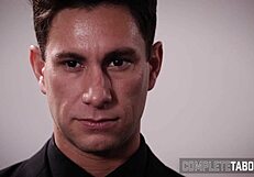 the fetish brunette struts in high heels for taboo fun