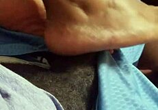 wife gives footjob on 20170720 232123