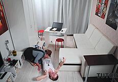 Cunning Boy Seduces Mature Tutor with Heart Simulation!