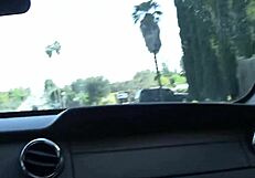 Helli Hellfire Gazes Up As She Swallows College Load On Her Tongue