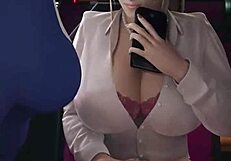 She Possesses Big Tits and Ass