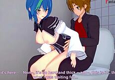 xenovia says, 'issei, fuck me hard while rias watches' in this hentai madness
