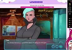 Vtuber Lewdneko Plays Sleeve Shock!