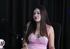 Andriza Haack Blows Your Mind in Sheer Red Outfit?