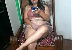 Hot Latina Milf Masturbates Wildly With Her Big Ass On Display!