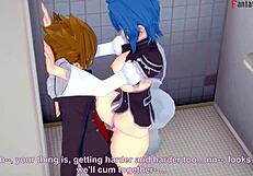 xenovia says, 'issei, fuck me hard while rias watches' in this hentai madness