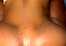 caramel addicted teen bent over for doggystyle