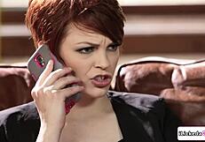 Hey, check out this big tits lesbian scissoring her blonde stepsis!