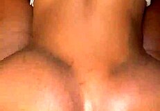 caramel addicted teen bent over for doggystyle